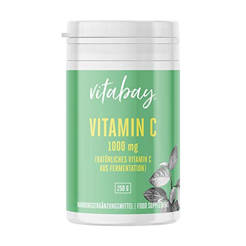 Die beste vitamin c pulver vitabay vitamin c 1000 mg 250 g veganes pulver Bestsleller kaufen