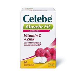 Vitamin C + Zink CETEBE Abwehr Fit für´s Immunsystem