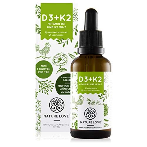 Die beste vitamin d3 k2 nature love vitamin d3 k2 50ml fluessig Bestsleller kaufen