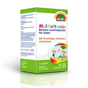 Vitamine für Kinder Sunlife Multivitamin Bärchen-Lutschtabletten