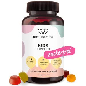 Vitamine für Kinder wowtamins KIDS Complete, zuckerfrei, 1er Pack