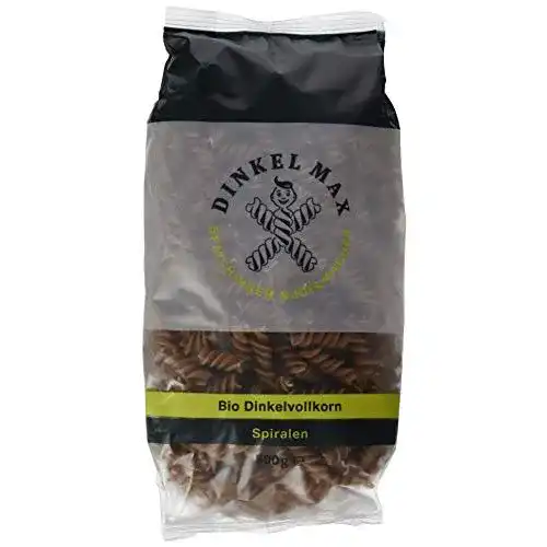 Vollkornnudeln Dinkel Max Vollkorn Spiralen Bio, 500 g