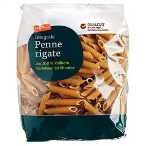 Vollkornnudeln tegut… Reinheitsversprechen, Penne Rigate, 500 g
