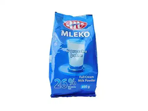 Vollmilchpulver Mlekovita 26% Fett Nettogewicht – 400 g