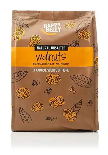 Walnüsse Happy Belly Amazon Marke, 500 g
