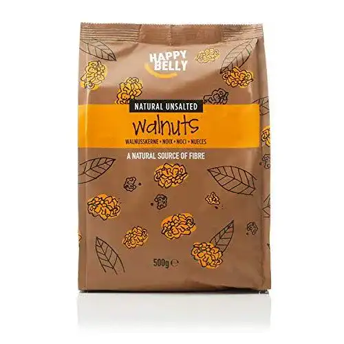 Walnüsse Happy Belly Amazon Marke, 500 g