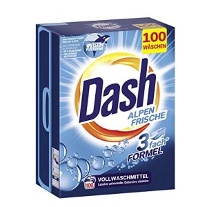 Waschmittel Dash ® Alpen Frische Pulver, Voll für weiß, 6,5 kg