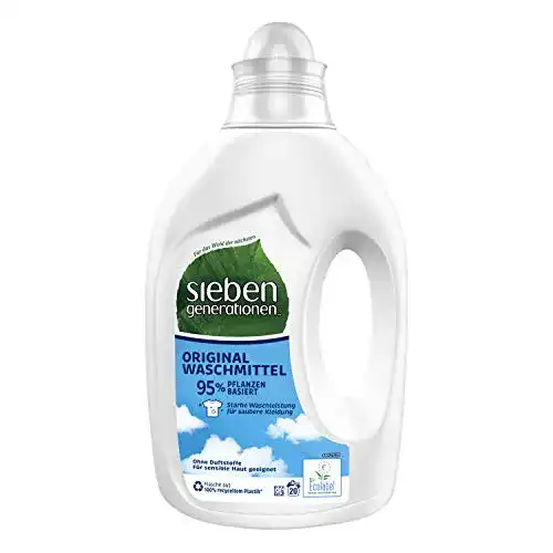 Waschmittel sieben generationen Original ohne Duftstoffe, 1000 ml