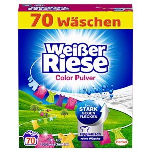 Waschmittel Weißer Riese Color Pulver (70 Waschladungen)
