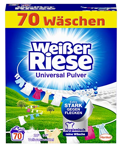 Die beste waschmittel weisser riese universal pulver 70 waschladungen Bestsleller kaufen