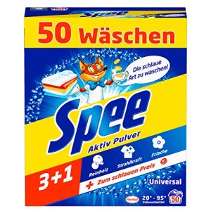 Waschpulver Spee , Aktiv Pulver Universal 3+1, 50 Waschladungen