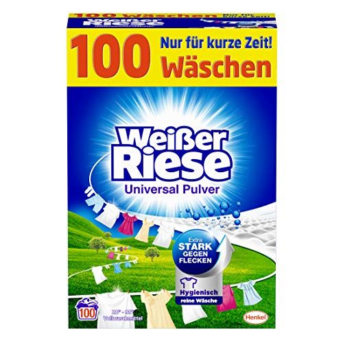 Die beste waschpulver weisser riese universal pulver 100 waschladungen Bestsleller kaufen