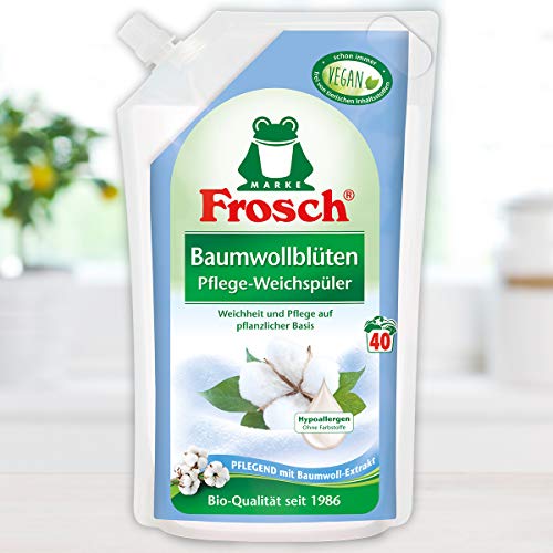 Weichspüler Frosch Baumwollblüten, 2er Pack (2 x 1 l)