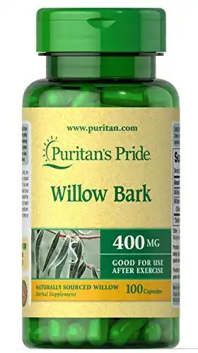 Weidenrindenextrakt Puritans Pride White willow bark 400 mg