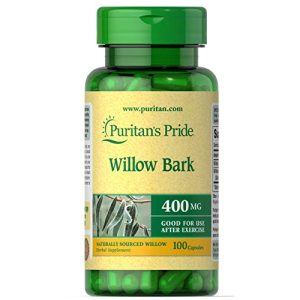 Weidenrindenextrakt Puritans Pride White willow bark 400 mg