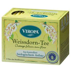 Weißdorntee Viropa Weissdorn Bio Tee 3er Pack à 15 Teebeuteln