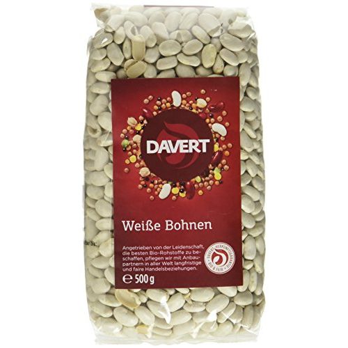 Weiße Bohnen Davert, 4 x 500 g – Bio