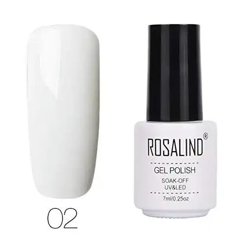 Die beste Weißer Nagellack ROSALIND Gel Nagellack Semipermanent UV 2026 Test Bestseller Weißer Nagellack ROSALIND Gel Nagellack Semipermanent UV
