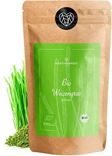 Weizengraspulver 80DEGREES BIO Weizengras Pulver – 1000g