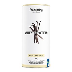 Whey-Protein foodspring Whey Protein Pulver, 750g, Vanille