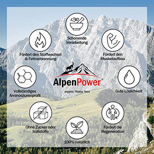 Whey-Protein (Vanille) AlpenPower, BIO WHEY Protein Vanille, 1 kg