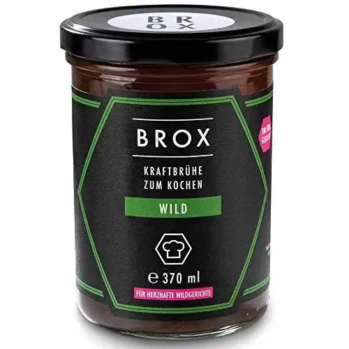 Wildfond Brox Kraftbrühe Wild, 6x370ml – 100% Bio-Qualität