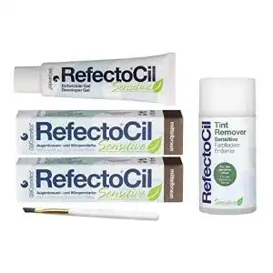 Wimpernfarbe Refectocil Sensitive SET 2x mittelbraun