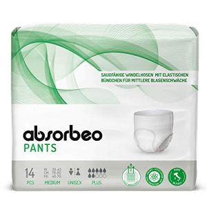 Windeln für Erwachsene Absorbeo – Pants Plus, Größe M, 14 Stück