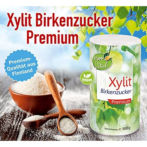 Xylit Kopp Vital Birkenzucker Premium | 1 kg | 100 %