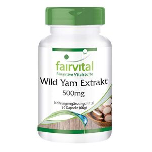 Yamswurzel-Kapseln fairvital Wild Yam Extrakt Kapseln 500mg