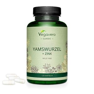 Yamswurzel Vegavero Kapseln ® Mit ZINK 120 Kapseln