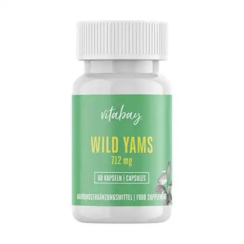 Yamswurzel vitabay Wild Yams Extrakt, 712 mg (60 Kapseln)