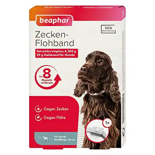 Zeckenhalsband für Hunde beaphar Zecken-Flohband “S.O.S”
