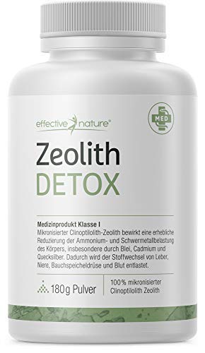 Die beste zeolith pulver effective nature zeolith detox 180 g pulver Bestsleller kaufen