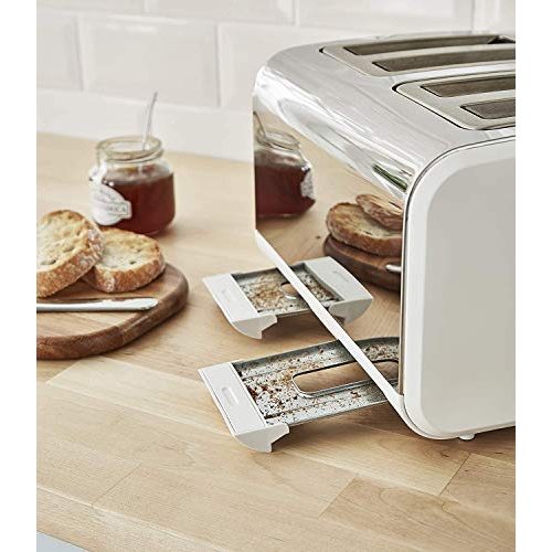 4-Scheiben-Toaster Swan Nordic Breitschlitz-Toaster, 3 Funktionen
