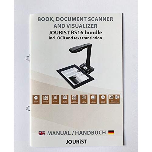 A3-Scanner Jourist BS16 Buchscanner, Dokumentenkamera