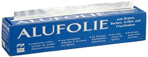 Alufolie Unilever Food Solutions , 150 m x 44 cm, 1er Pack (1 x 2,5 kg)