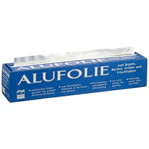 Alufolie Unilever Food Solutions , 150 m x 44 cm, 1er Pack (1 x 2,5 kg)