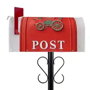 Amerikanischer Briefkasten banjado ® mit Standfuß, Nostalgie