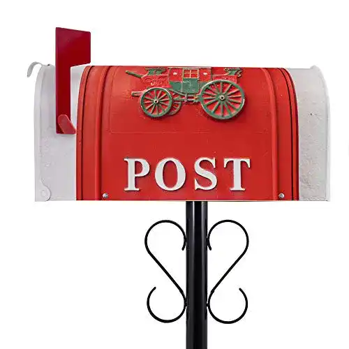 Amerikanischer Briefkasten banjado ® mit Standfuß, Nostalgie
