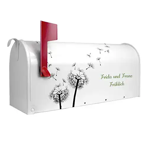 Amerikanischer Briefkasten banjado ® Motiv WT Pusteblume