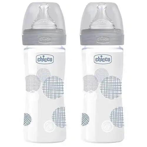 Babyflasche (Glas) Chicco Glas Flaschen Set, 2 x 240 ml
