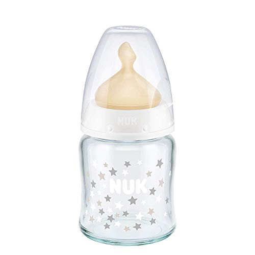 Die beste babyflasche glas nuk first choice mit latex sauger Bestsleller kaufen