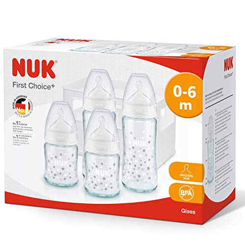 Babyflasche (Glas) NUK First Choice Plus, Starter Set