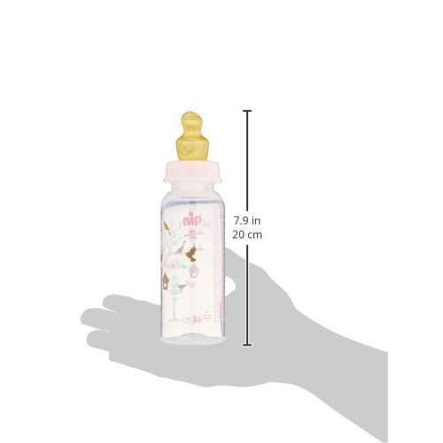 Babyflaschen nip Standardflasche PP mit Trinksauger, 250 ml, Girl