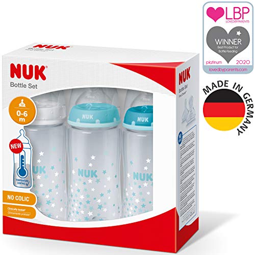 Babyflaschen NUK First Choice+ Set, 3 Flaschen, Anti-Kolic, 300ml