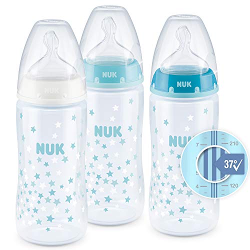 Babyflaschen NUK First Choice+ Set, 3 Flaschen, Anti-Kolic, 300ml