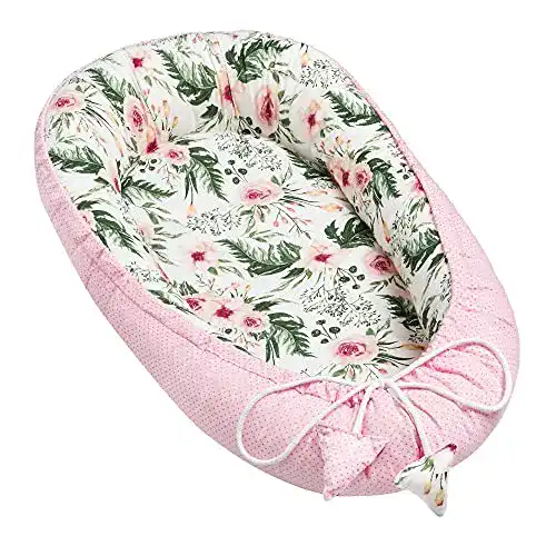 Babynest Solvera_Ltd 2seitig Kokon öko Babybett Nestchen 50×90