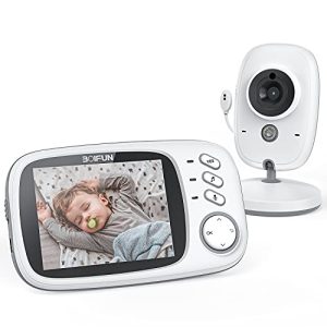Babyphone mit Kamera BOIFUN, Smart Babyfon, 3.2″ Digital LCD