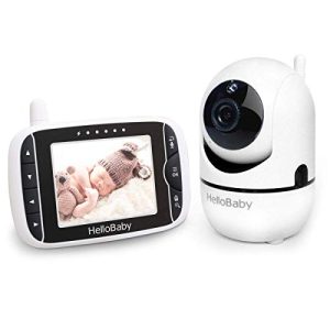Babyphone mit Kamera HelloBaby Ferngesteuerter Pan-Tilt-Zoom